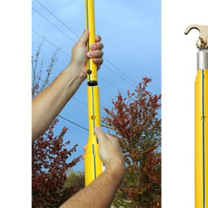 PERTIGA TELESCOPICA DE 35 PIES CON SECCIONES EXTRAIBLES, BLUE STRIPE TAKE-APART, MARCA UTILITY SOLUTIONS, MODELO USTS-TA-035