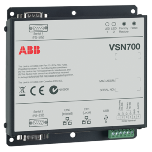 DATA LOGGER COMMERCIAL, ABB VSN700-03N0
